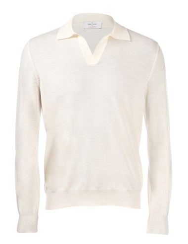 POLO SKIPPER IN MAGLIA ATHLEISURE PANNA