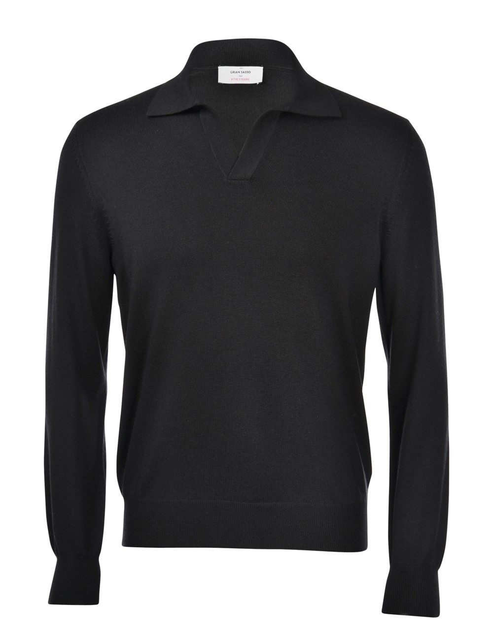 POLO SKIPPER IN MAGLIA ATHLEISURE NERA