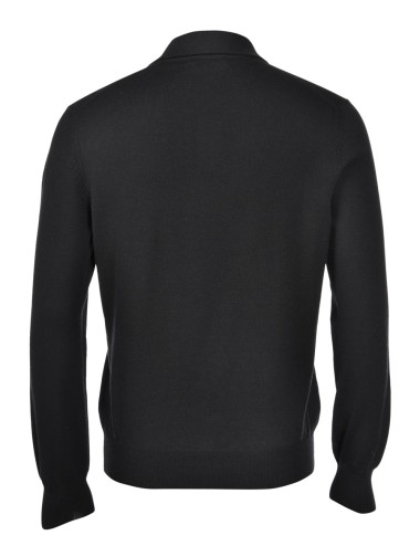 POLO SKIPPER IN MAGLIA ATHLEISURE NERA