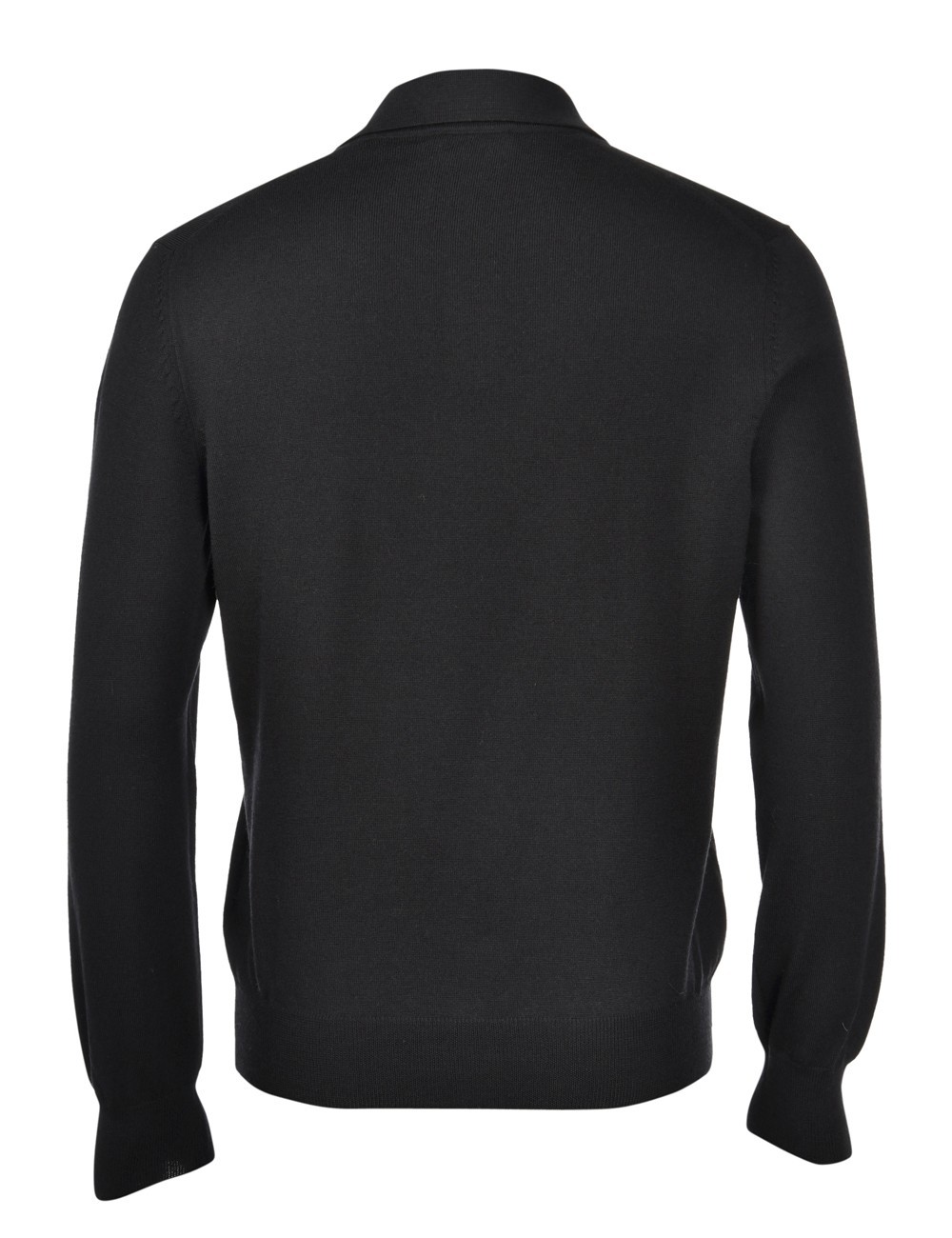 ATHLEISURE SKIPPER KNIT POLO BLACK
