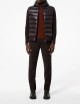 Amos Perlupin Duck Hood Zip Knit blue black