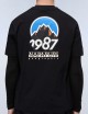 T-Shirt a Maniche Corte Montepiana in Jersey nera