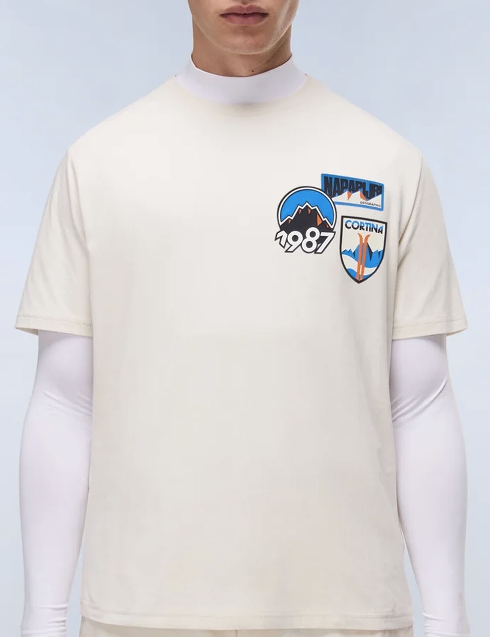 Montepiana Jersey Short Sleeve T-Shirt beige