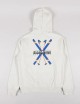 Pullover hoodie Fiemme beige