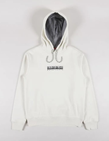 Pullover hoodie Fiemme beige