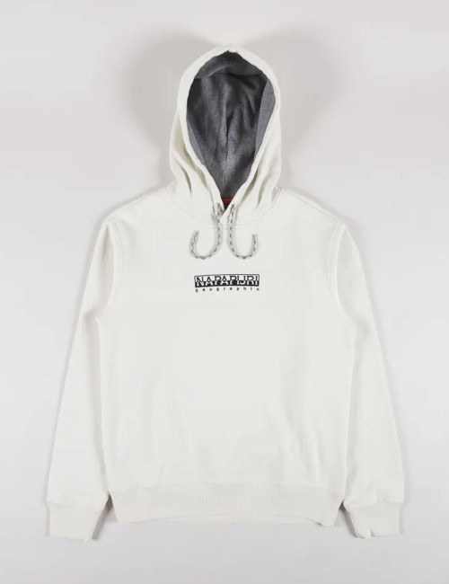 Pullover hoodie Fiemme beige