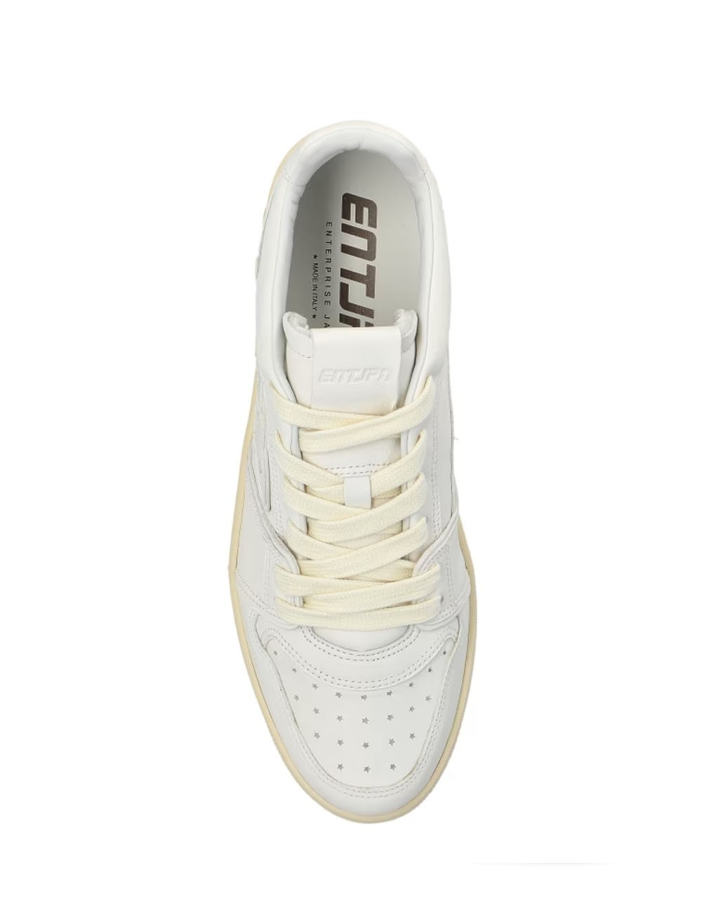 Entjpn Egg Rocket - sneakers unisex vintage in pelle bianca
