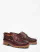 Authentic 3-Eye Lug Handsewn Boat Shoe burgundy