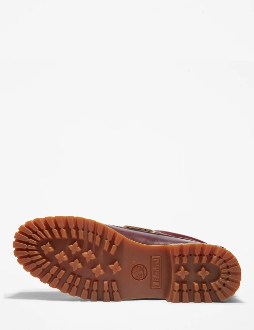 Authentic 3-Eye Lug Handsewn Boat Shoe burgundy