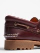 Authentic 3-Eye Lug Handsewn Boat Shoe burgundy
