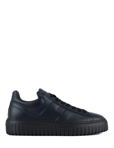 Sneakers in leather H-Stripes Blue