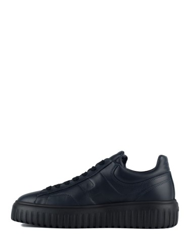 Sneakers in leather H-Stripes Blue