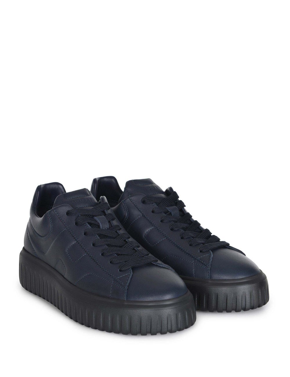 Sneakers in pelle H-Stripes Blu