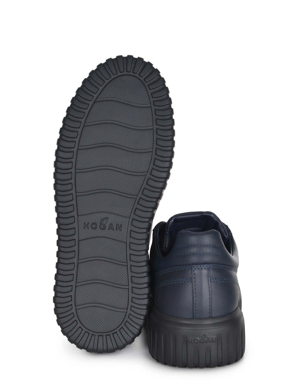 Sneakers in pelle H-Stripes Blu