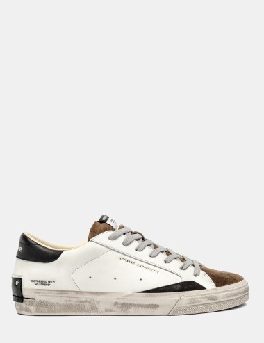 SNEAKERS DISTRESSED DOWNTOWN BROWN
