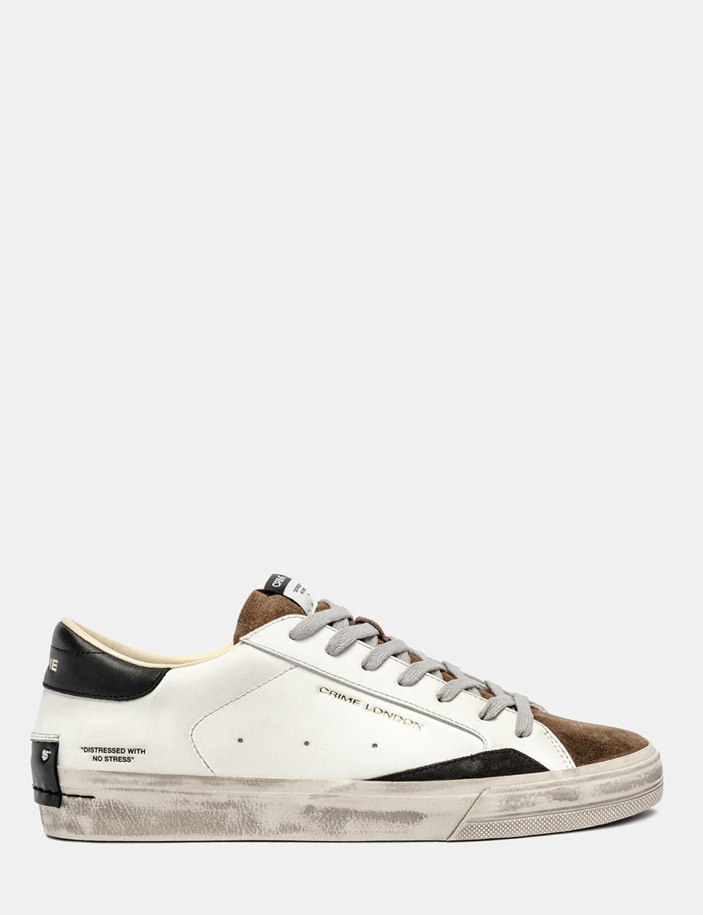 SNEAKERS DISTRESSED DOWNTOWN BROWN
