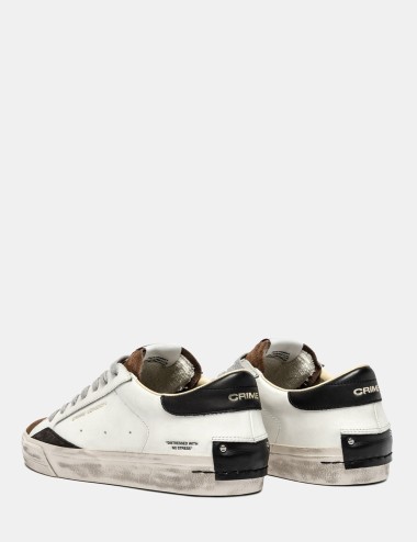 SNEAKERS DISTRESSED DOWNTOWN BROWN