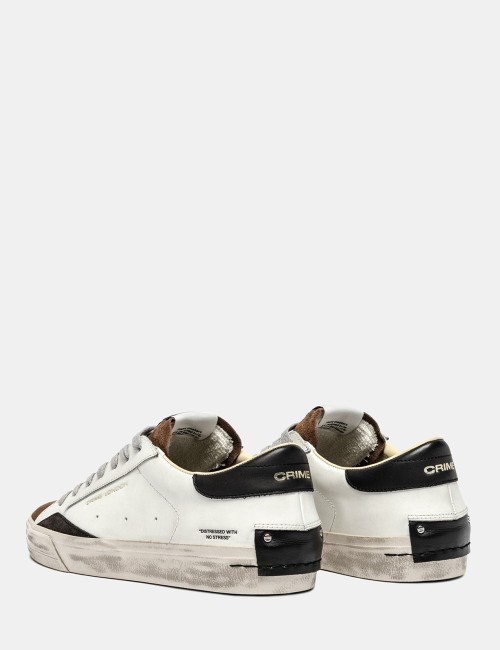 SNEAKERS DISTRESSED DOWNTOWN BROWN