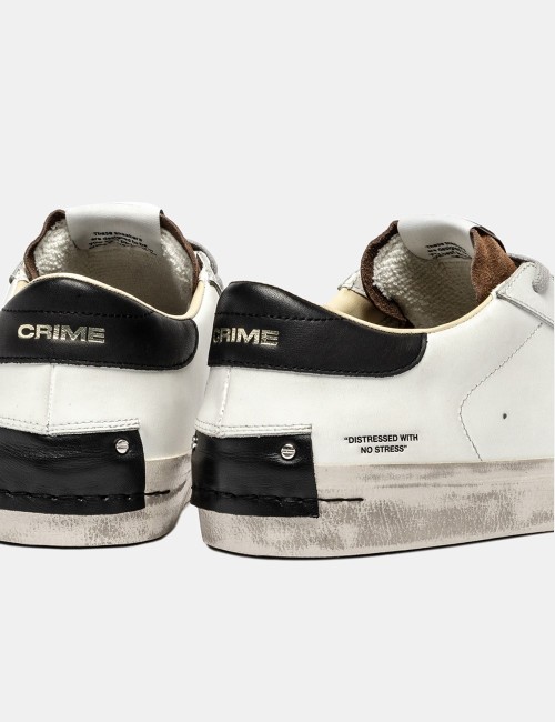 SNEAKERS DISTRESSED DOWNTOWN MARRONE
