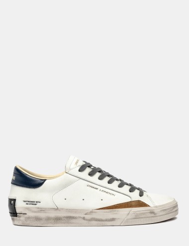 SNEAKERS DISTRESSED BLUE AMBER