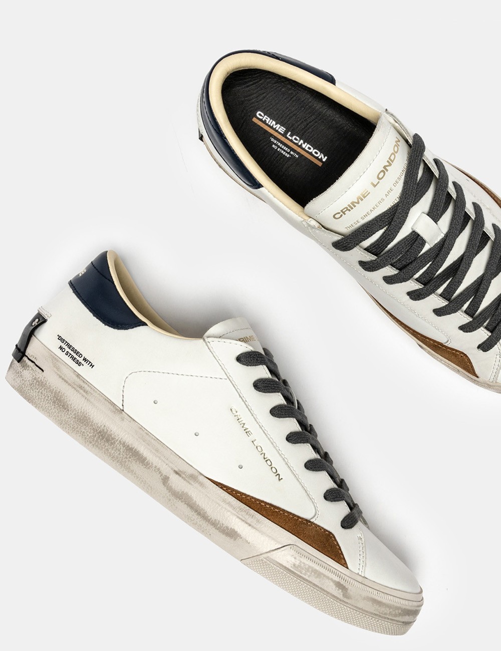 SNEAKERSDISTRESSED BLU AMBER