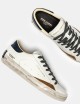 SNEAKERS DISTRESSED BLUE AMBER