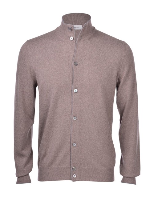 CARDIGAN FULL BUTTON IN LANA