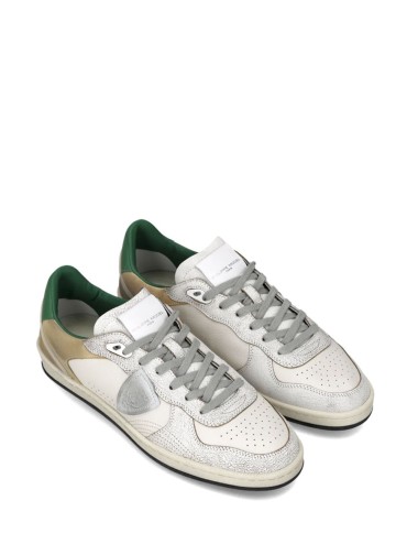 Sneakers Pgal Bianco Verde