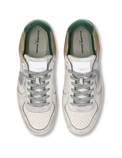Sneakers Pgal Bianco Verde