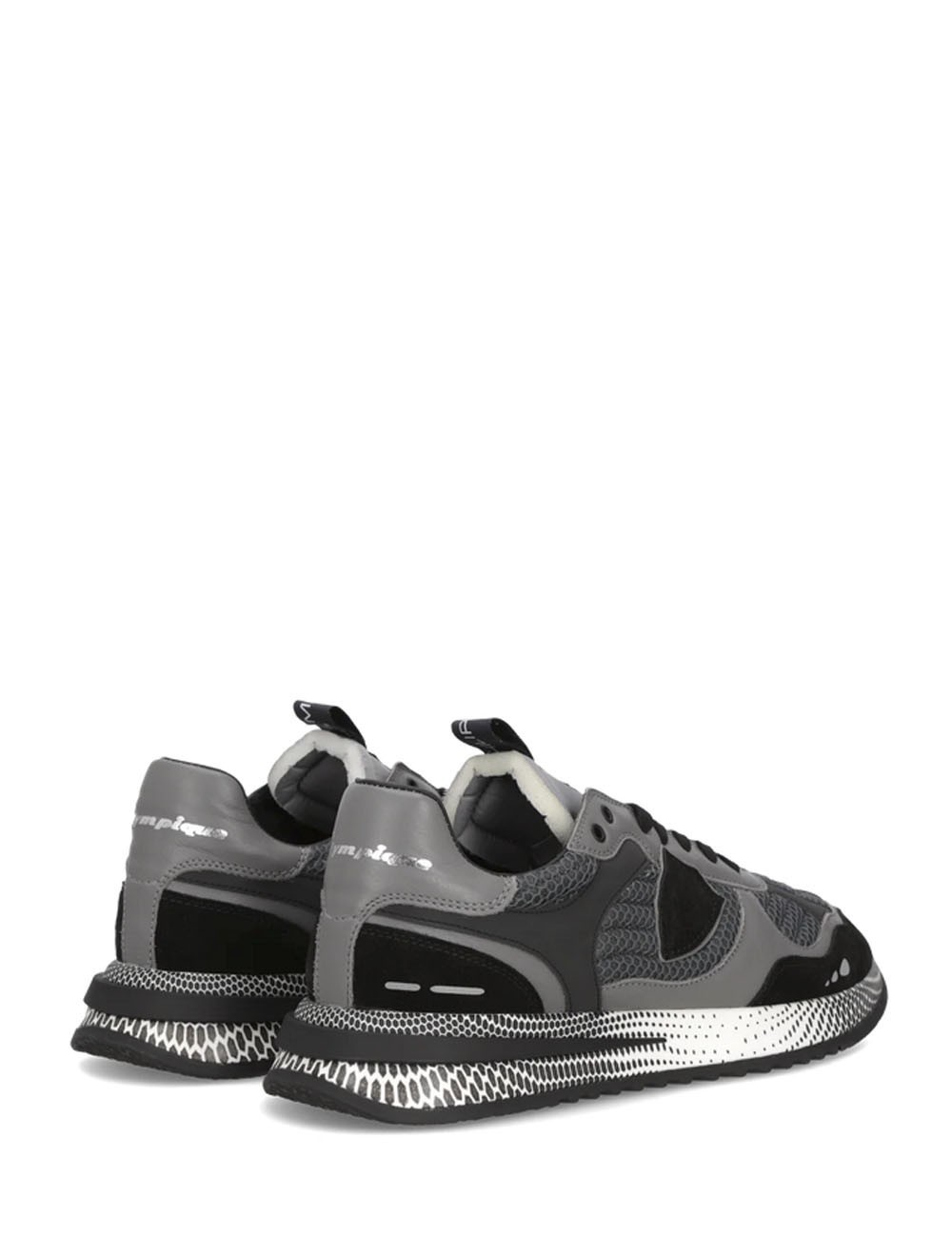 Sneakers Olympique Nero Grigio