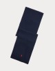 Signature Pony Wool Scarf blue
