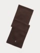 Signature Pony Wool Scarf brown