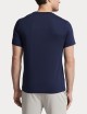T-shirt in jersey di cotone blu navy