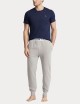 T-shirt in jersey di cotone blu navy