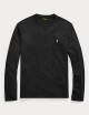 Maglia in jersey di cotone nera