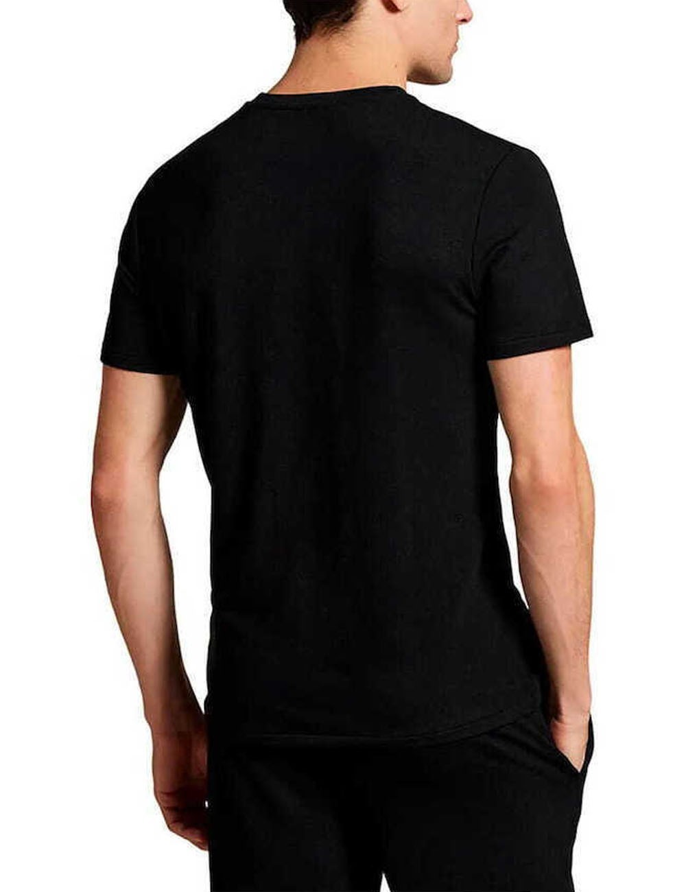 T-shirt con logo nera