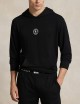 Black logo hoodie