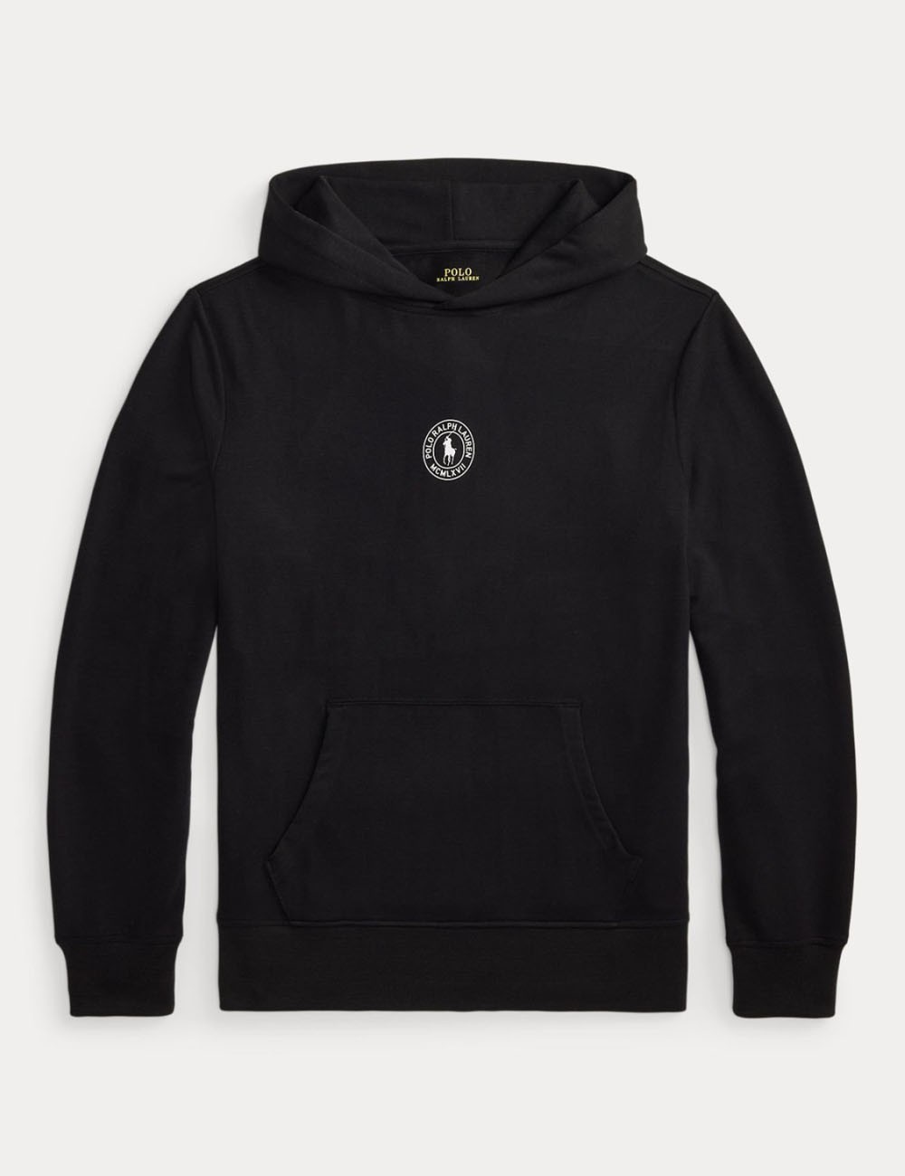 Black logo hoodie