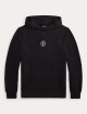 Black logo hoodie