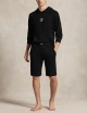 Black logo hoodie