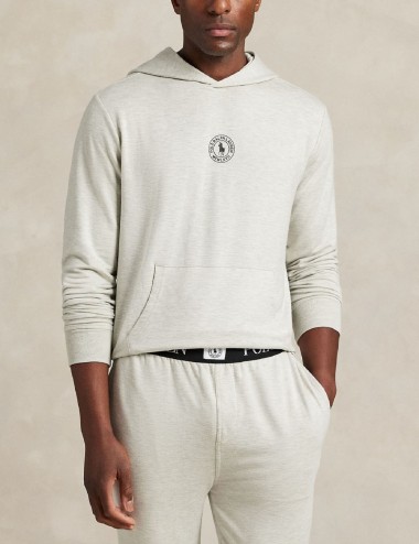 Gray logo hoodie