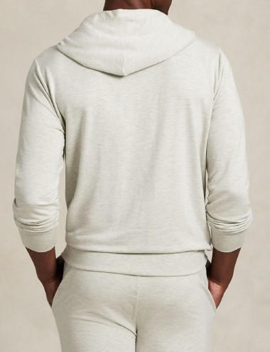 Gray logo hoodie