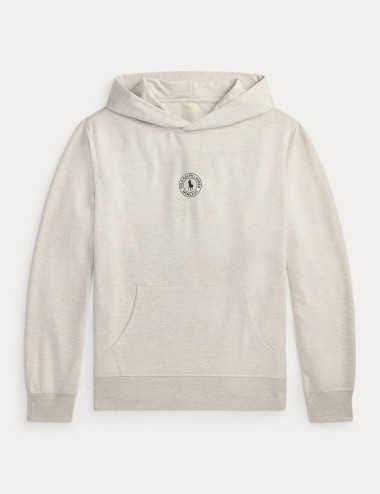 Gray logo hoodie