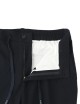 Pantalone coulisse in pile leggero blu notte