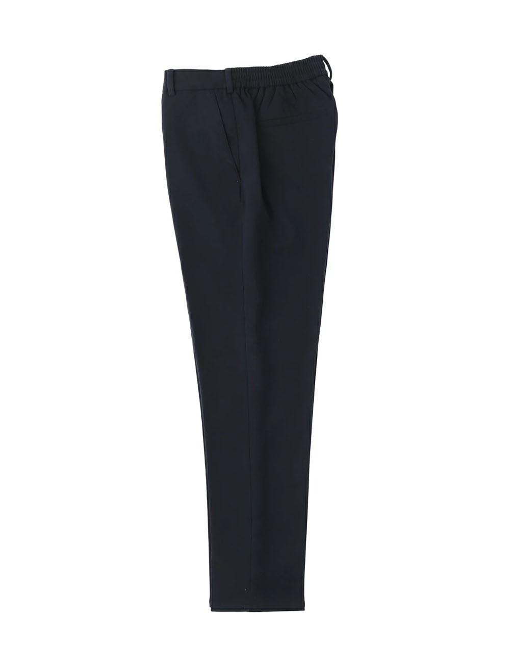 Pantalone coulisse in pile leggero blu notte