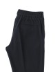 Pantalone coulisse in pile leggero blu notte