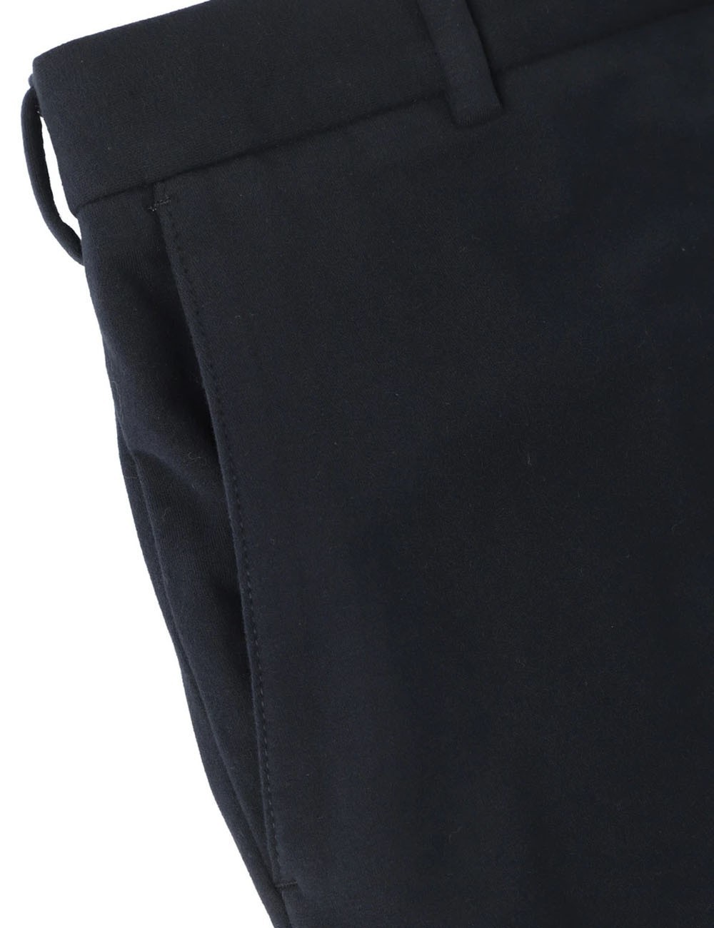 Pantalone coulisse in pile leggero blu notte