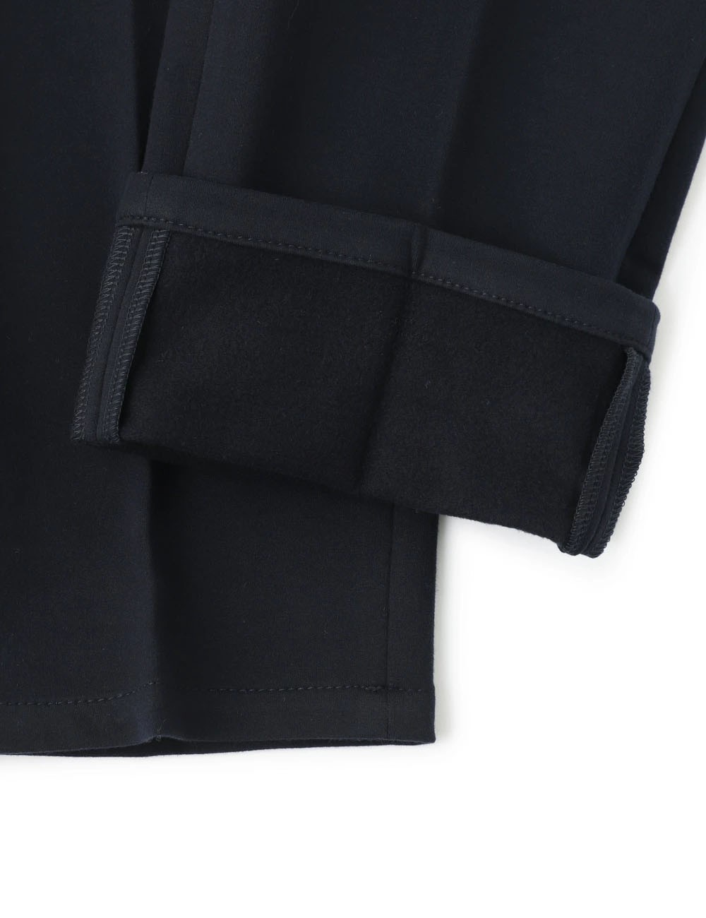 Pantalone coulisse in pile leggero blu notte