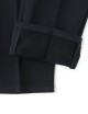 Pantalone coulisse in pile leggero blu notte