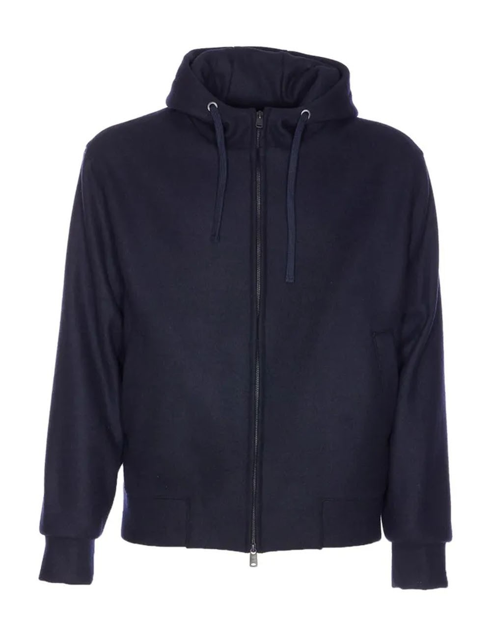 Felpa con cappuccio blu scuro